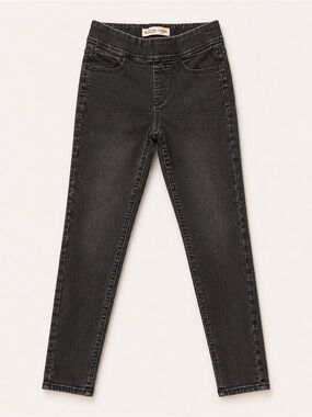 Old Navy Super Skinny Mid-Rise Black/Charcoal Jeans 8